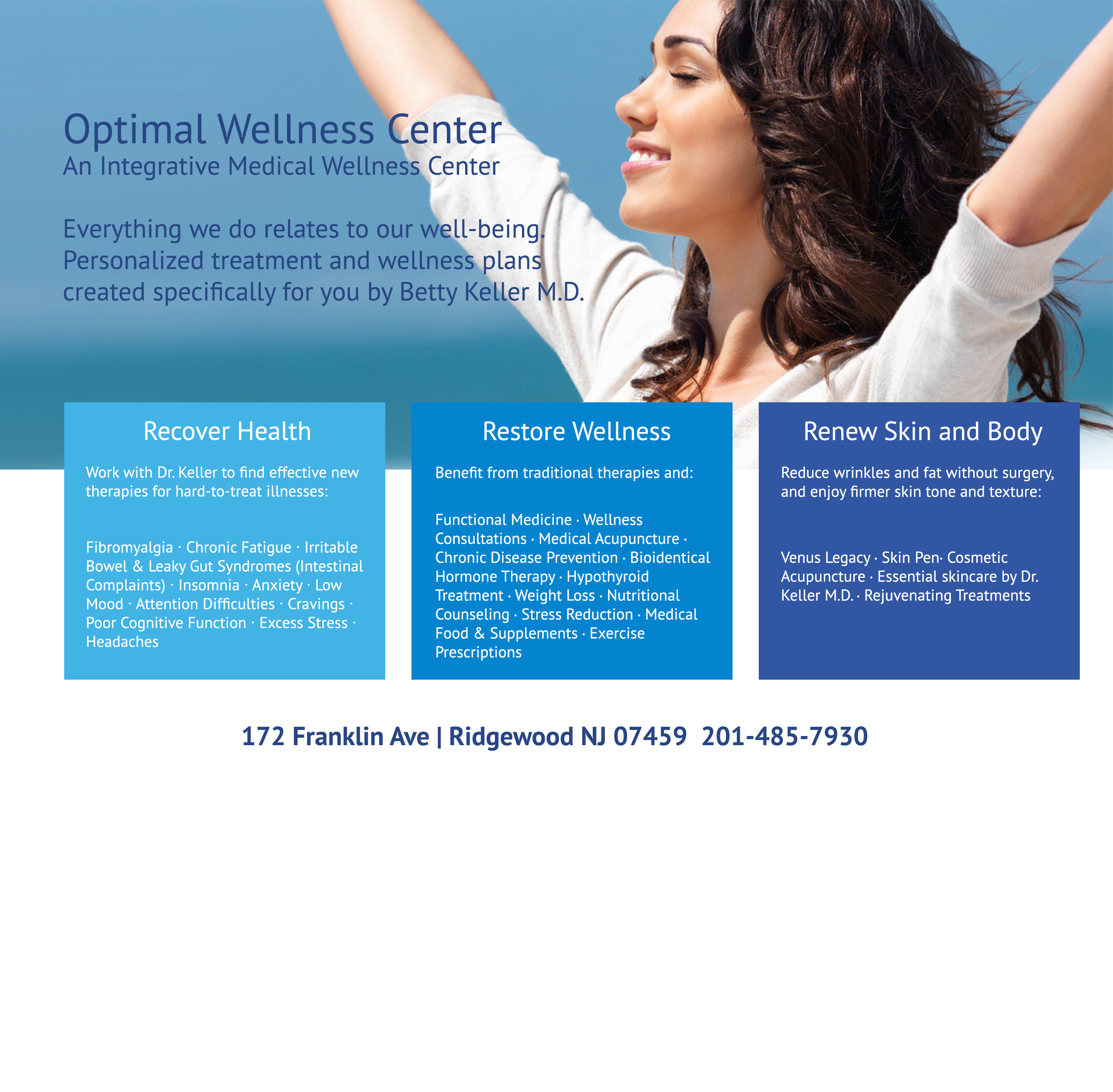 Clinic : Optimal Wellness Center | Venus Treatments